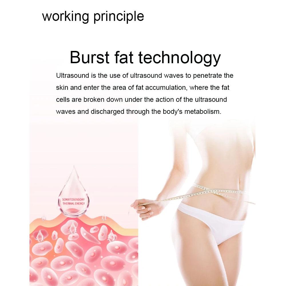 40KHz 3-in-1 Ultrasonic Cavitation RF Beauty Device with Stand - Body Shaping, Facial Tightening & Lifting Massage Machine