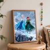 Disney Frozen Painting By Numbers Kit Hand Painting Home Decor