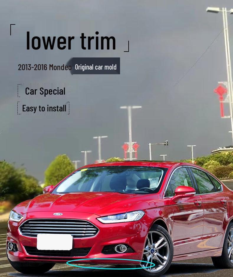 Front Bumper Lower Lip Trim for 2013-2016 Ford Mondeo