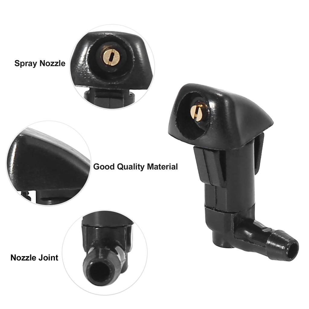 ACROPIX Washer Nozzle, Wiper Nozzle, For Car Washing, Spraying, Diffusion Nozzle, Compatible with