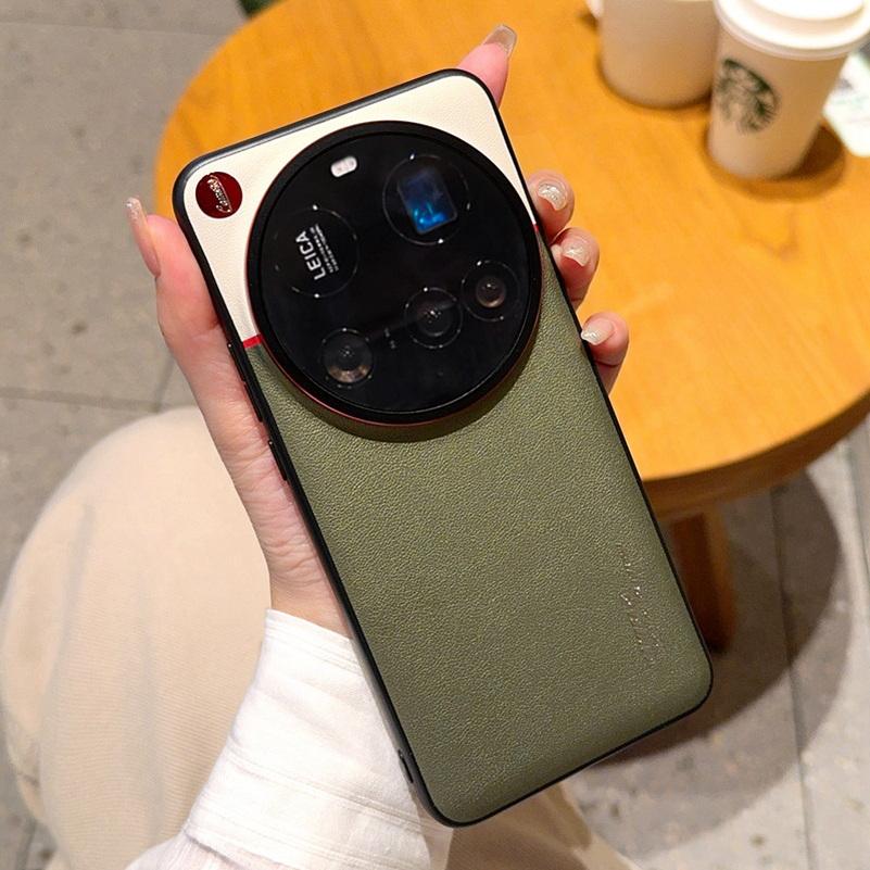 

Double Pigment Leather Lens Raised Protective Lens Phone Case For Xiaomi 15 Ultra Mi 14 ultra 13 Ultra Camera Protection Cover xiaomi 15 ultra