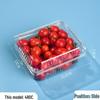 Clear Plastic Disposable Fruit Box with Lid for Strawberries