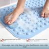 Cloud Massage Anti-Slip TPE Bath Mat with Suction Cups and Drainage Holes