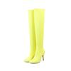 Fashion 2025 New Fashion Fall/Winter Super High Heel Stiletto Lace Up Super Long Scrub Ladies Over the Knee Boots