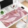 Watercolor Leaf Large Gaming Mouse Pad NonSlip Rubber Desk Mat Lock Edge Keyboard Mat Hd Print For Pc Laptop Home Gamers Decor
