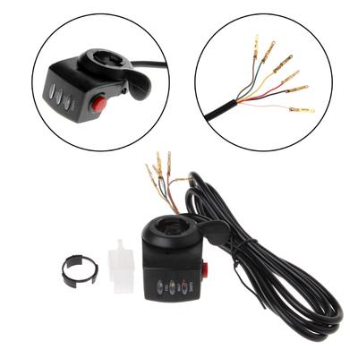 24/36/48V E-bike E-bike Thumb Throttle Riadidlo Rukoväť plynu Otočenie plynu Elektrický skúter Neviditeľný regulátor rýchlosti