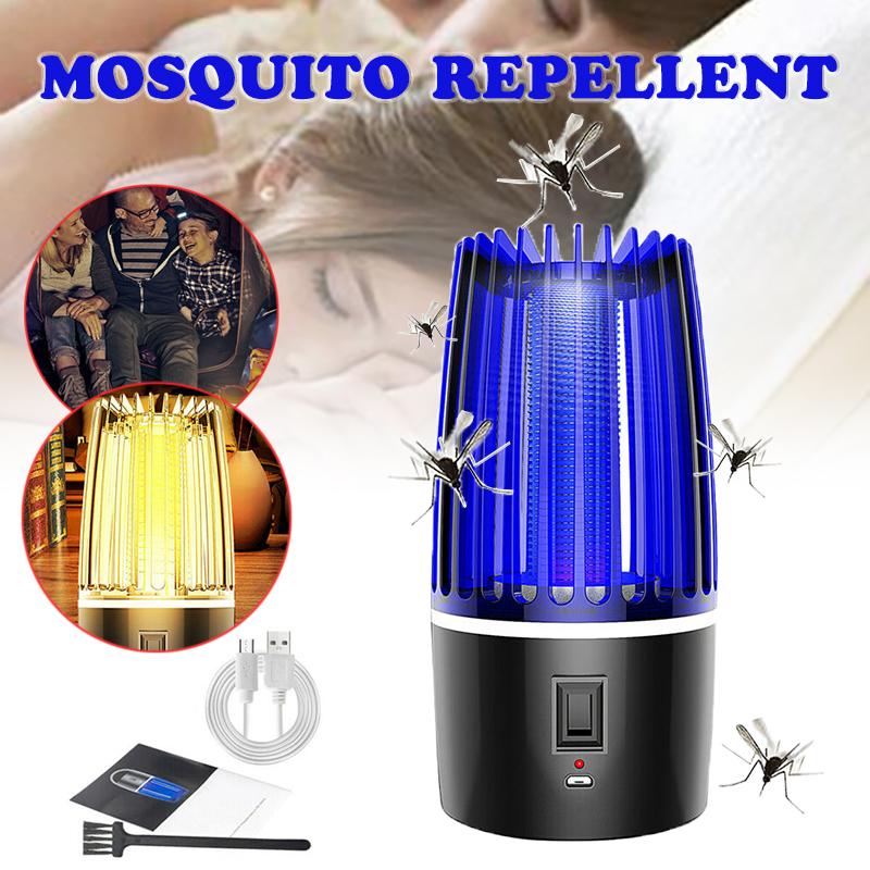 

PDTO Электрический шок Москитный свет Насекомые-мухи-ловушки-убийцы USB-УФ-лампа-ловушка