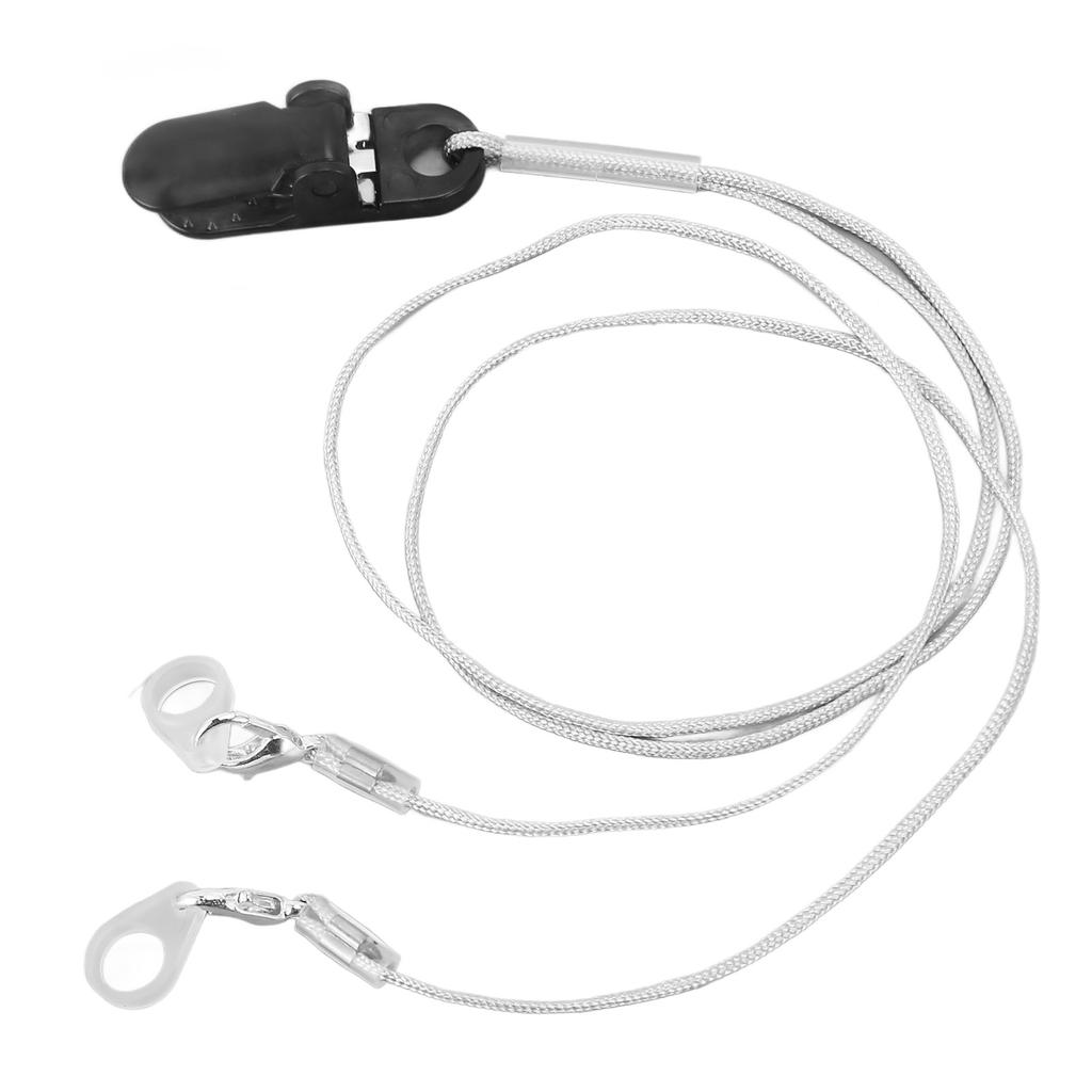 2pcs Sound Aid Clip Holder Lanyard Prevent Loss Ear Aids Accessories Sound Amplifier Clamp Rope
