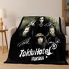 Coperta in Flanella Artistica Tokio Hotel Bill Tom Kaulitz Rock Music, Morbida e Accogliente Coperta da Divano/Letto per Casa Camera da Letto Coperta Regalo
