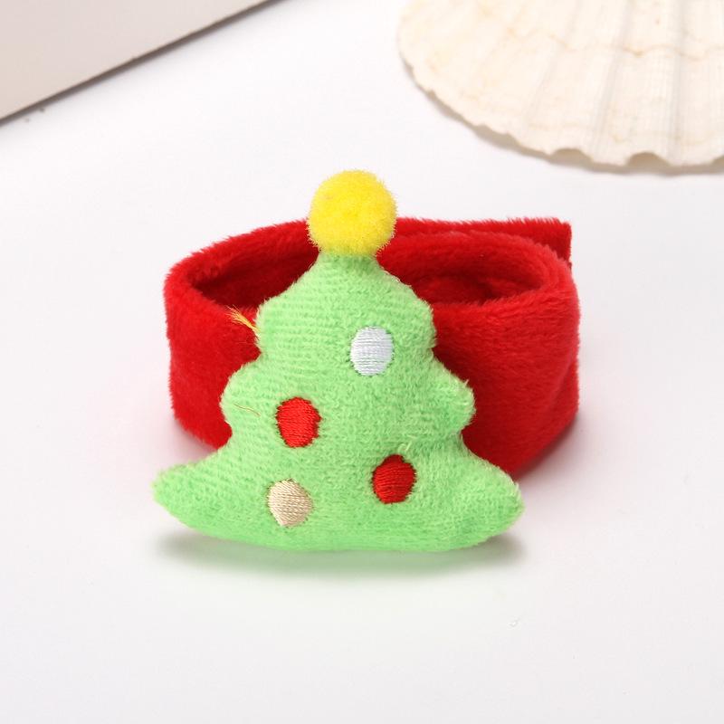 Children's Christmas Light-Up Cartoon Slap Band Watch Ornament