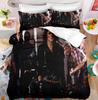 Michael Jackson Yatak Örtüsü Seti Tek Çift Tam King Boy Müzikal Dahi Yatak Takımı Yetişkinler Gençler Yatak Odası 200x200cm Nevresim Seti