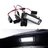 2PCS LED License Plate Lights For Volkswagen Golf 5/6/7 Passat Porsche Skoda SEAT License Lamps