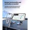 Creative Magnetic Car Mobile Phone Holder Rotating Folding Telescopic Bracket Multi-Angle Positioning Car Navigation Alloy Car Bracket