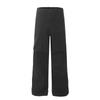 Men Women Unisex Streetwear Cargo Pants Loose Fit Pleated Cotton Blend Wide Leg Casual Trousers Fall