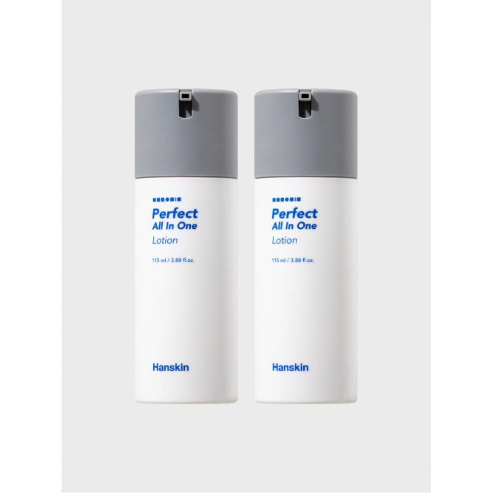 HanskIn Perfect All In One Lotion 115ml 2 Bottles 2 bottles [B0010896]