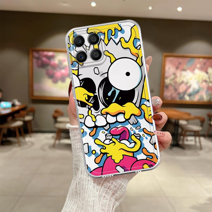 Милый Чехол The S-simpsons для Honor X9a X9b 90 Lite X8 X8b X8a X7b Мягкая Крышка для Телефона