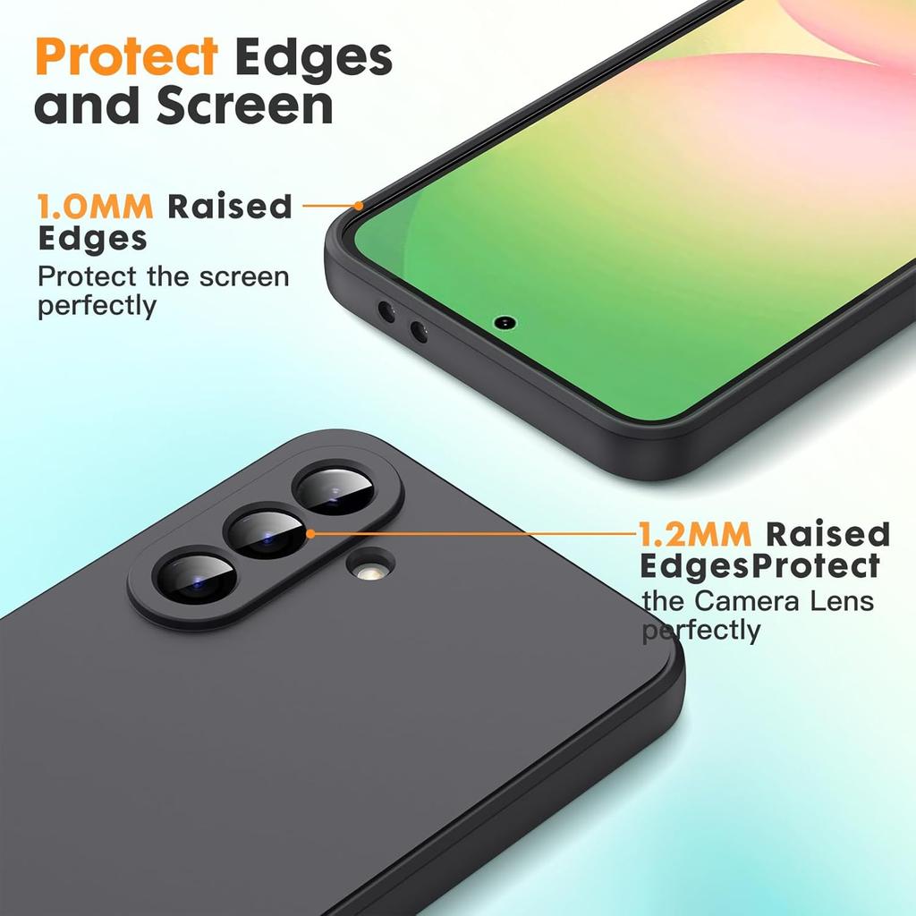 Liquid Silicone Case Full Body Camera Protect Case Cover Silicon Liquid Silicone Case Dark Purple For Samsung Galaxy A56