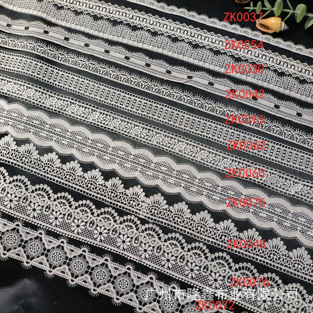 Hot Spot Transparent Mjölksilke Spets Bröllopskardin