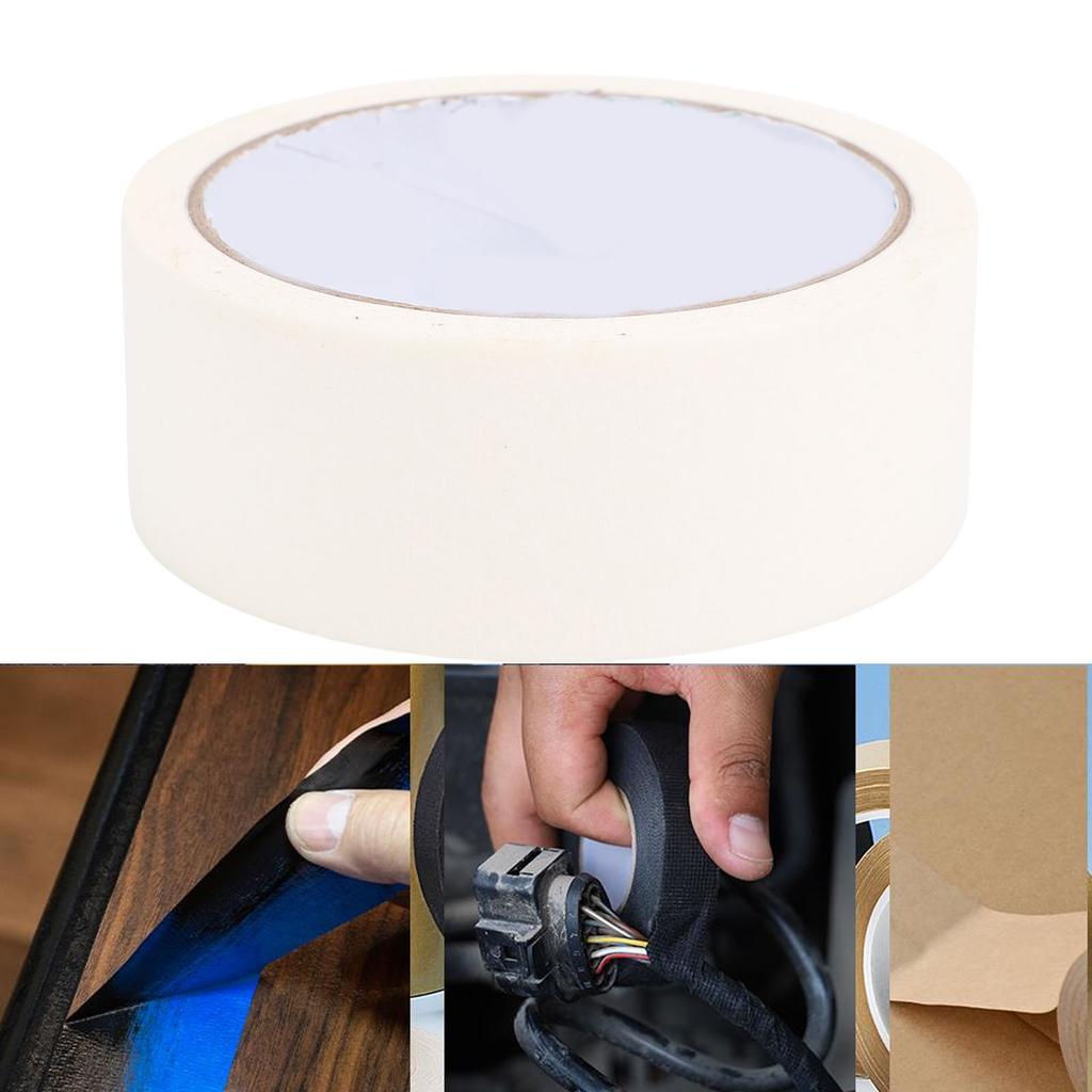 3Pcs Painters Tape Adhesive Masking for Car Painting Manual Grouting Decoration Tool Easy Removal 35mm 20m
