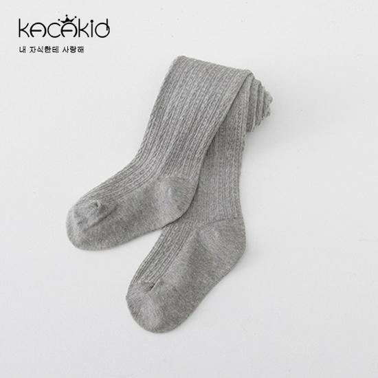 Autumn Cotton Baby Girls' Solid Color Tights and Leggings