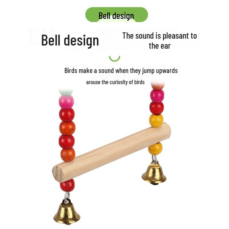 Parrot Climbing & Swing Toy Set for Budgies & Cockatiels