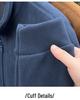 Men's Fleece Zip-Up Cardigan – High Neck, Warm & Thick for Autumn/Winter