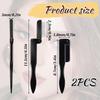 2Pcs Folding Eyelash Comb Stainless Eyelash Separator Teeth Eye Lash Separator Combs Eyelashs Makeup Brush Tool for Lash Eyelashes Eyebrow Beauty