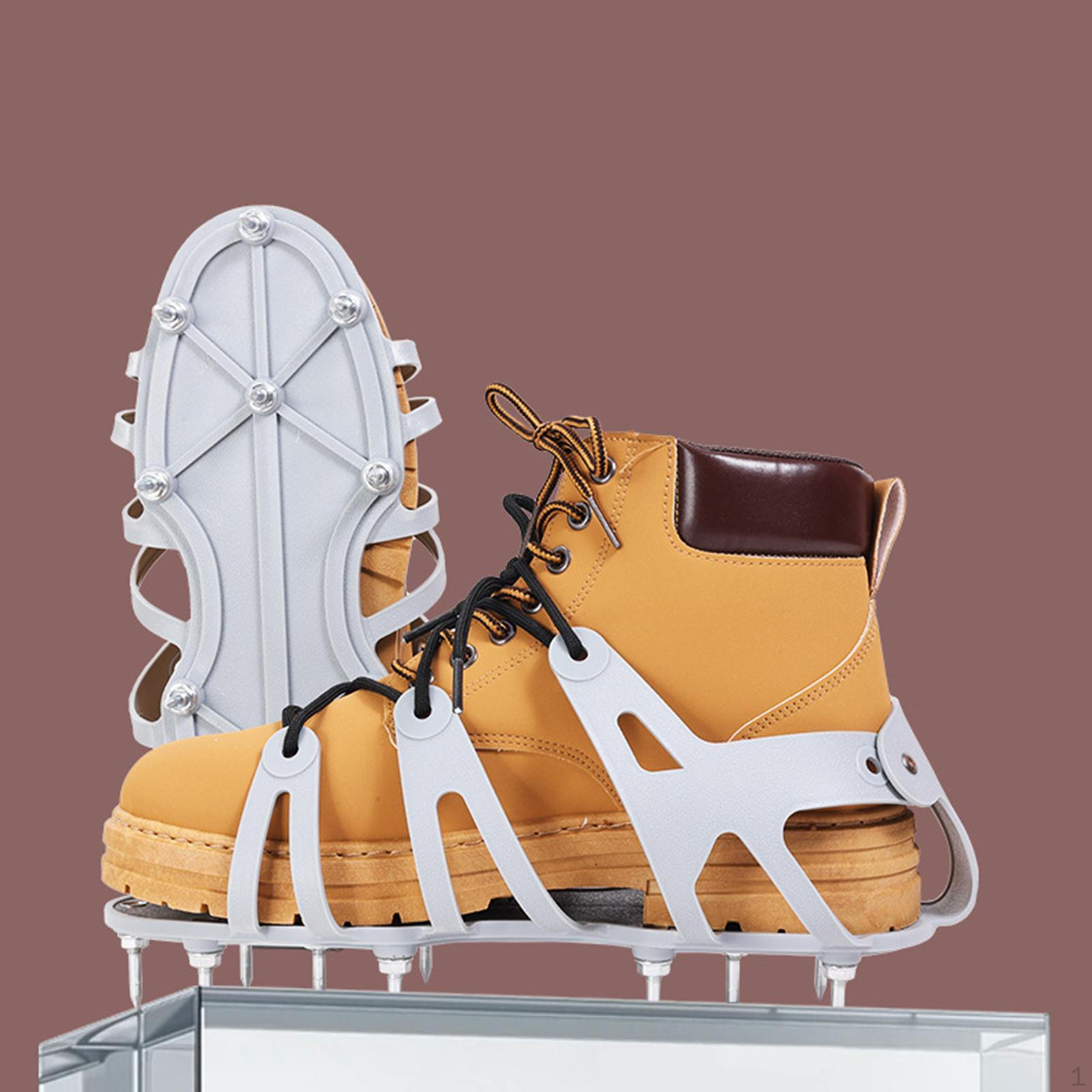 Обувь с шипами для аэрации патио, сада, удобный компактный аэратор газона с шипами, садовый инструмент для Nail 4.5cm