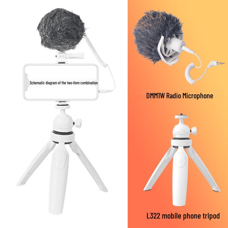 8LENSGO Langshige DMM1 Wireless Microphone for DSLR, Mirrorless Cameras, and Mobile Phones
