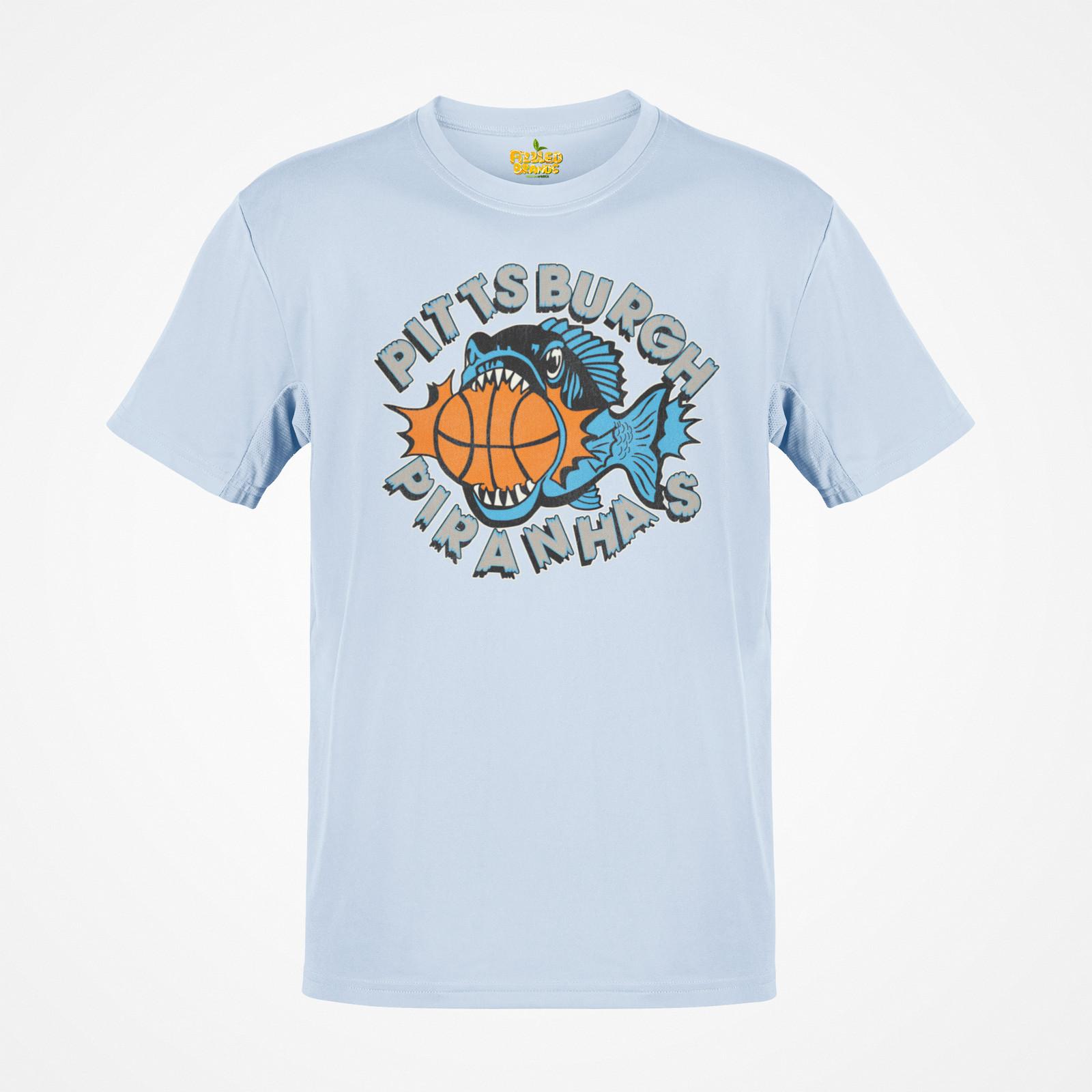 Pittsburgh Piranhas Basketball Team Nostalgic Retro T-shirt S разноцветный