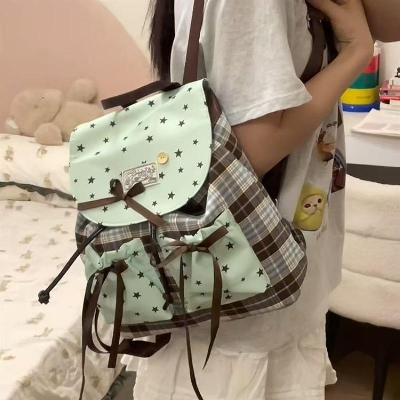Casual fashion millennial style large-capacity backpack women's new class bag commuter backpack