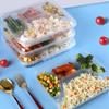 Disposable 4-Compartment Transparent Meal Prep Containers