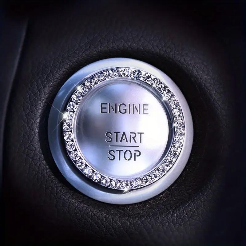 The Car Starts the Rhinestone Decoration Ignition Ring with Diamond Decoration Ring with One Button