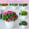 Flores Artificiais Realistas Com Vaso Para Decoração de Casa e Jardim Externo