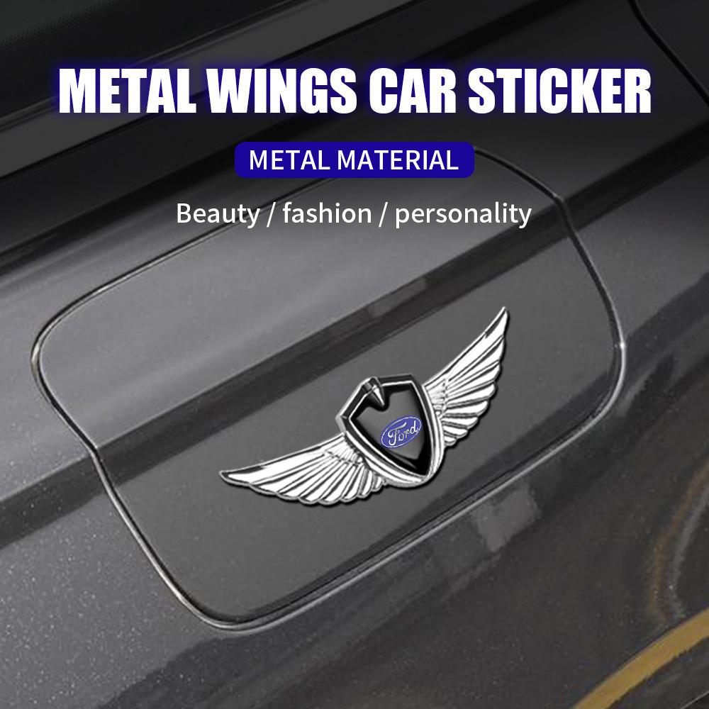 Metal Car Badge Sticker Body Trunk Decoration For Ford Focus ST Ranger Mondeo Kuga Ecosport Fiesta Kuga Fusion Escape Accessory LN4