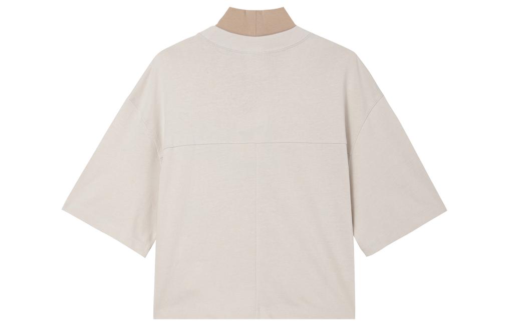 Nike Drop Shoulder Sleeve T Shirt Women's Light Rosewood Umber FB7227-104