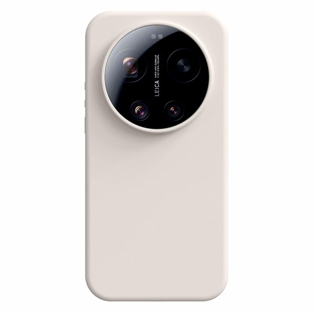 Voor Xiaomi 17 Ultra 5G Hoesje Huidvriendelijk Vloeibaar Siliconen + PC Telefoonhoes