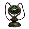Dr. Strange Eye of Agamotto Necklace, Zinc Alloy Luminous Pendant, Cosplay Jewelry Gift for Marvel Fans