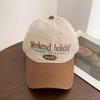 Adjustable Letter Baseball Hat Cotton Y2k Peaked Cap Fashion Embroidered Baseball Cap  Male/Female