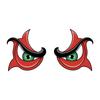 Fluorescent Halloween Ornament Double-Sided Fluorescent Eyes Halloween Trickery Night Giant Eyes Horror Decoration