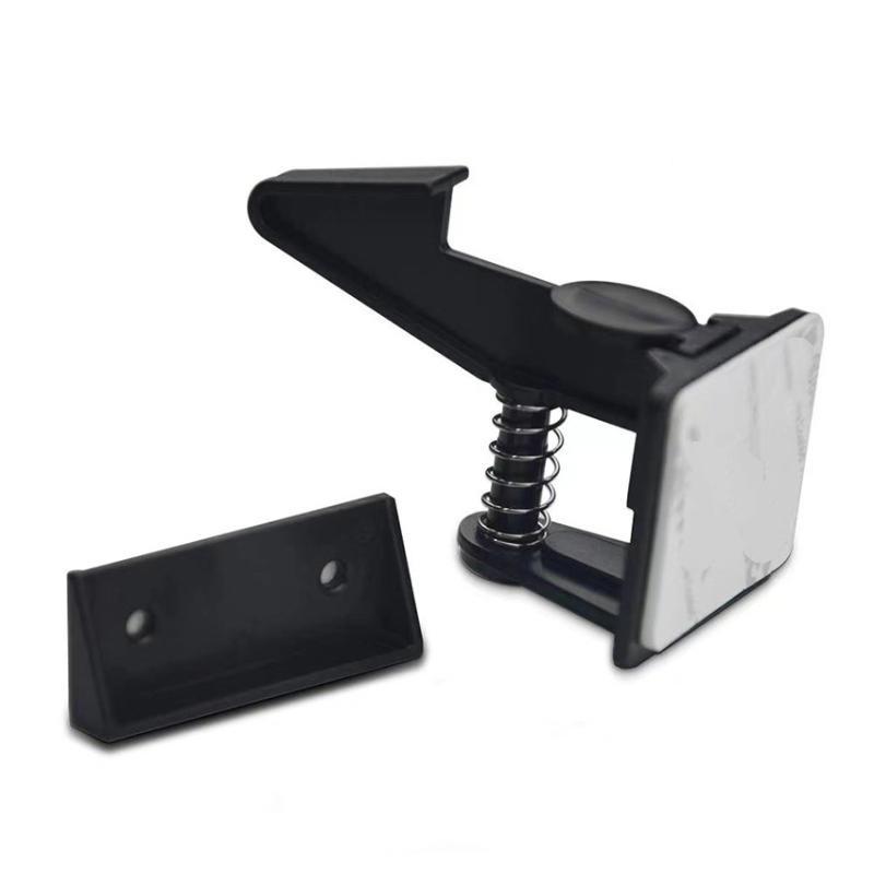 5Pcs Adhesive Baby Safety Lock For Drawer Cabinet Door Invisible Buckle Closet Locks Children Protection Baby Security Lock