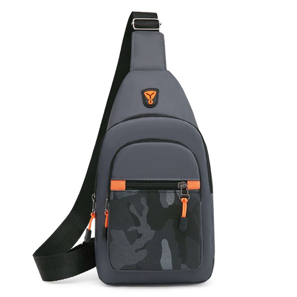 

Oxford Cloth Men Chest Bag Black Grey Blue Large Capacity Waist Bag Shoulder Bag Sports Chest Bag Unisex Outdoor Crossbody Bag