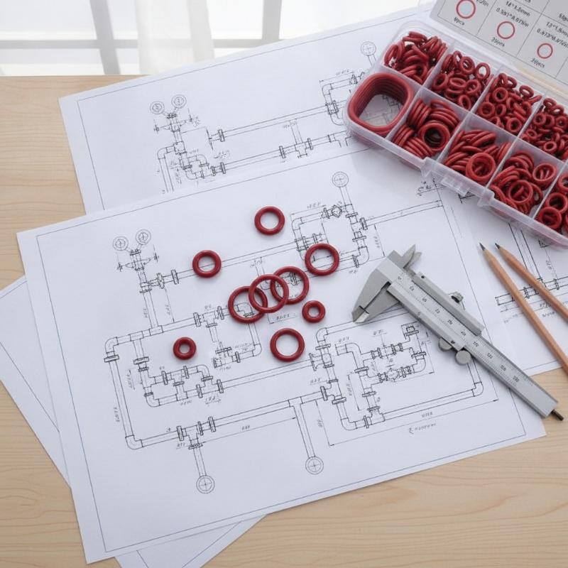 351Pcs 10 Sizes Silicone O-Ring Set With Storage Box Oil And Heat Resistant For Cars And Pipelines Diy Accessories