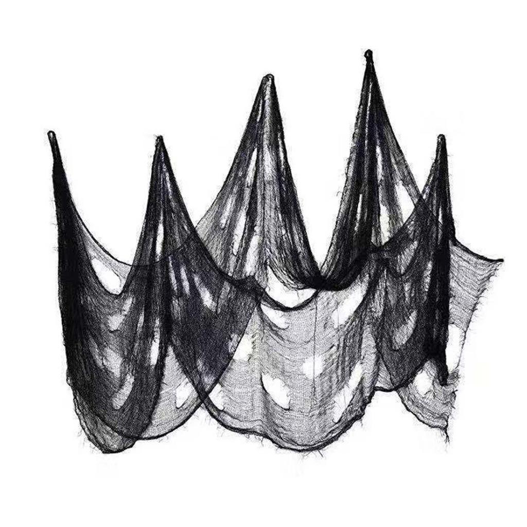 Adjustable Horror Party Gauze Cloth For Halloween Decorations Haunting House Atmosphere Setups With Tearable Efficient Design