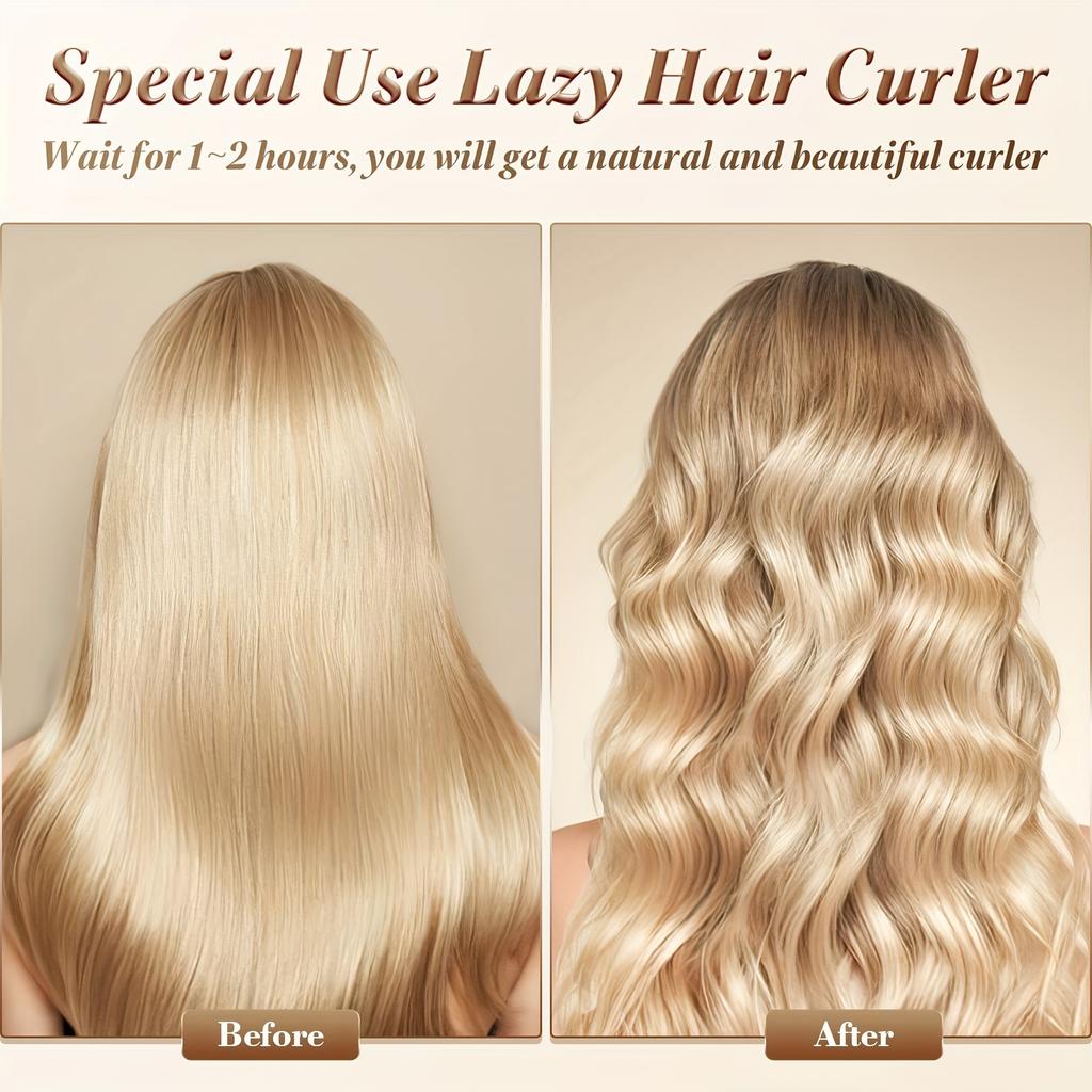 Random Colors 3pcs Lazy Hair Curling Clips, French Style Female and Girl Hairstyle Accessories