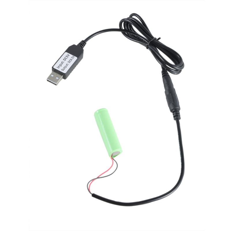 USB 5V2A to 4.5V Dummy Battery Power Cable for AA LR6 Battery Eliminators 3x1.5V for Electronic Toy Clocks Thermometers
