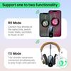Upgrade Color LED Display Bluetooth 5.4 Transmitter Receiver 3.5mm AUX HIFI Stereo Audio Wireless Adapter With Mic For TV PC Car