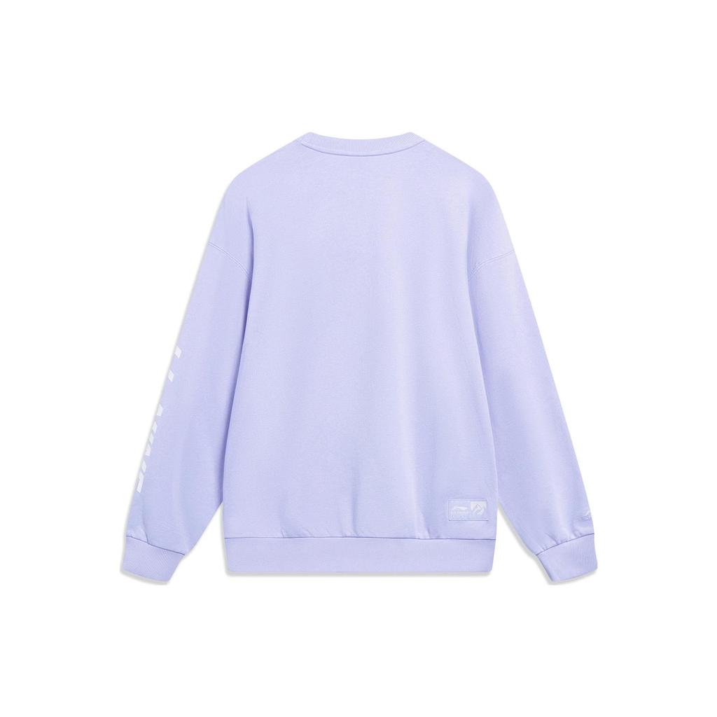 Li Ning Sports Life Collection Sweatshirt Unisex Freches Lila AWDT605-6