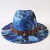 New European and American style letter printing fashion top hat men's and women's fashion jazz hat sunscreen sun hat