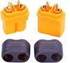 15PCS XT60 / XT60H Male and Female Connector Set with Housing Cover | For LiPo Batteries and FPV Drones | Yellow Color